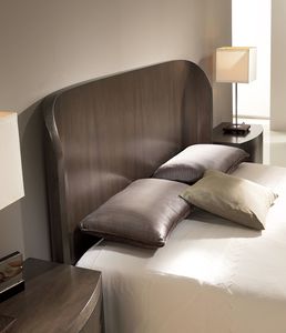 tête de lit pour lit double / contemporaine / en noyer