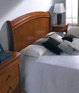 tête de lit pour lit double / de style victorien / en hêtre / en noyer
