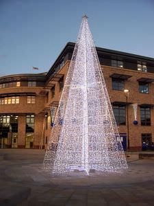 décorations de Noël lumineuses pour espace public / à LED