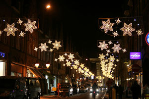 décorations de Noël lumineuses transversales / pour espace public / routières / à LED