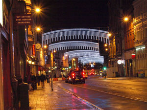 décorations de Noël lumineuses transversales / pour espace public / routières / à LED