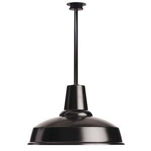 plafonnier de style industriel / rond / en aluminium / à LED