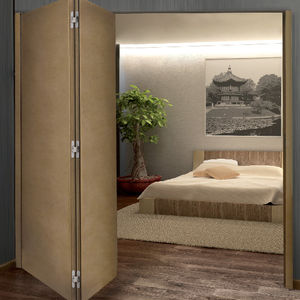 porte d'intérieur / pliante / en bois