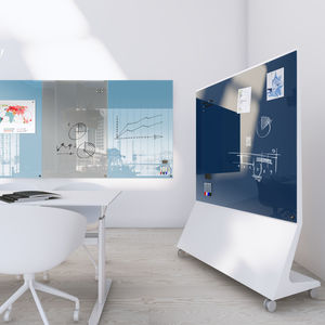tableau magnétique / noir / en îlot / autoportant