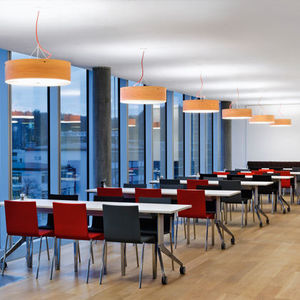 lampe suspension / contemporaine / en érable / basse tension