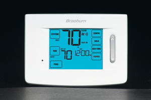 thermostat programmable / numérique / mural / pour chauffage
