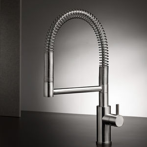 mitigeur en inox / de cuisine / à bec orientable