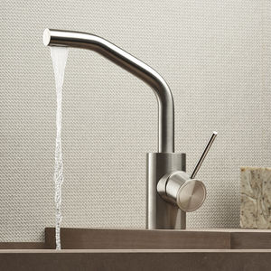 mitigeur pour vasque / en inox / 1 trou