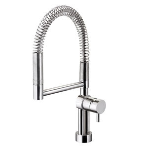 mitigeur en inox / de cuisine / à bec orientable