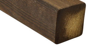 poutre en bois massif / carrée / pour plancher