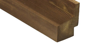 bardage en bois modifié / lisse / en lames / écolabel FSC