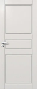 porte d'intérieur / battante / en bois / de sécurité