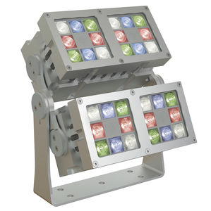 luminaire apparent / LED RGBW / rectangulaire / d'extérieur