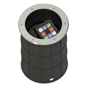 luminaire encastrable au sol / LED RGBW / circulaire / d'extérieur