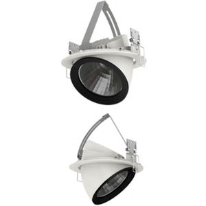 spot encastrable au plafond / à LED / rond / professionnel