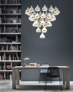 lustre contemporain / en aluminium / en laiton / professionnel