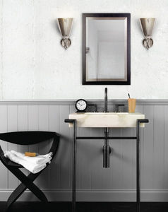 applique murale de style scandinave / en laiton / à LED