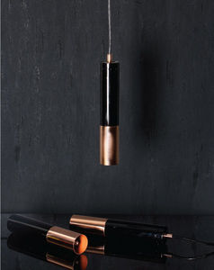 lampe suspension / design scandinave / en aluminium / en laiton
