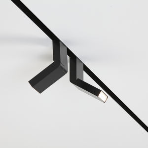 éclairage sur rail à LED / rectangulaire / en aluminium / professionnel