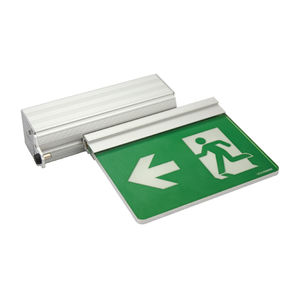 éclairage de secours de plafond / mural / rectangulaire / à LED