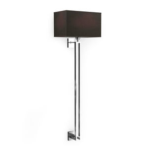 applique murale contemporaine / en métal chromé / en tissu / à LED