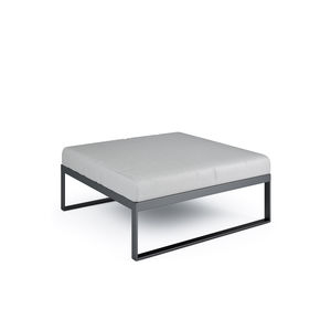ottoman contemporain / en acier inoxydable / de jardin