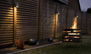 brasero de jardin à bois