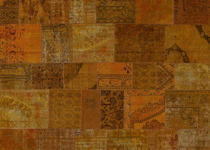 tapis contemporain / patchwork / en laine / en coton