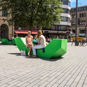 dallage en béton / pour piétons / pour espace public