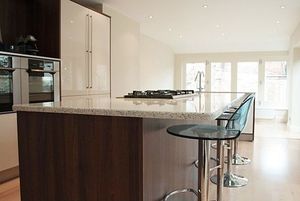 plan de travail en composite / en verre / de cuisine / recyclé