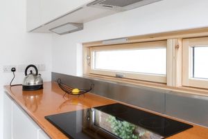 plan de travail en composite / en verre / de cuisine / recyclé