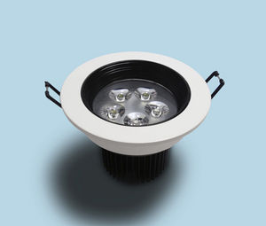 downlight encastré / à LED / rond / en plastique