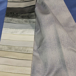 tissu d'ameublement / à motif / uni / en polyester