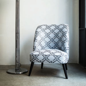 tissu d'ameublement / à motif géométrique