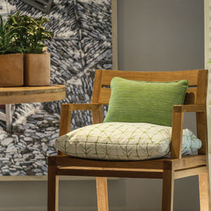 tissu d'ameublement / à rayures / à motif géométrique / pour extérieur