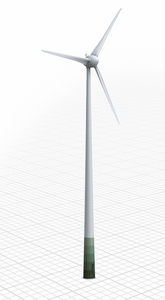 éolienne à axe horizontal / tripale / onshore