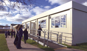 bâtiment préfabriqué / modulaire / en acier / pour école