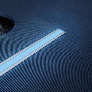 luminaire encastrable au sol / à LED / linéaire / d'extérieur