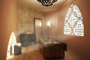 table de massage fixe / humide