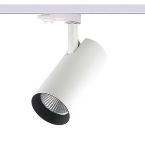 éclairage sur rail à LED / rond / en aluminium / professionnel