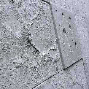 plaquette de parement en béton / d'intérieur / texturée / faite main