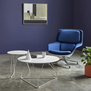 fauteuil visiteur contemporain / en tissu / avec accoudoirs / piètement étoile