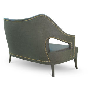 canapé contemporain / en tissu / 2 places / sur mesure