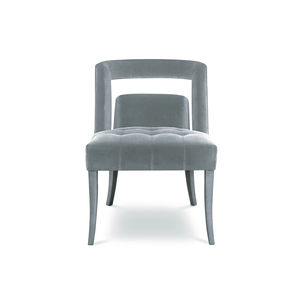 chaise de salle à manger contemporaine / tapissée / en velours / professionnelle