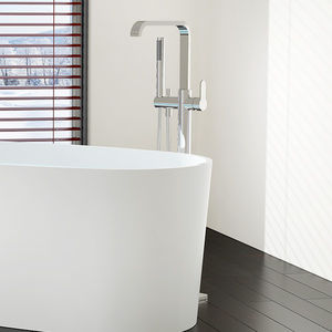 mitigeur pour vasque / pour baignoire / au sol / en laiton chromé