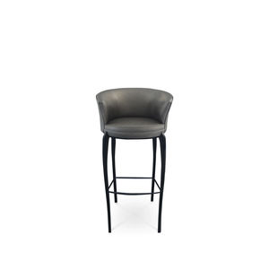 chaise de bar classique / avec accoudoirs / tapissée / en tissu