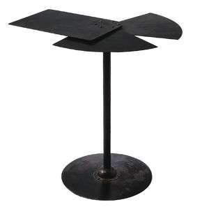 table d'appoint / Art Déco / en métal / par Pierre Chareau