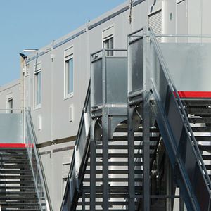 bâtiment modulaire / préfabriqué / en acier galvanisé / ossature métallique