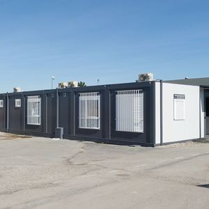 bâtiment préfabriqué / modulaire / pour bureau / en acier galvanisé