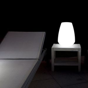lampe de chevet / contemporaine / en verre / à LED
